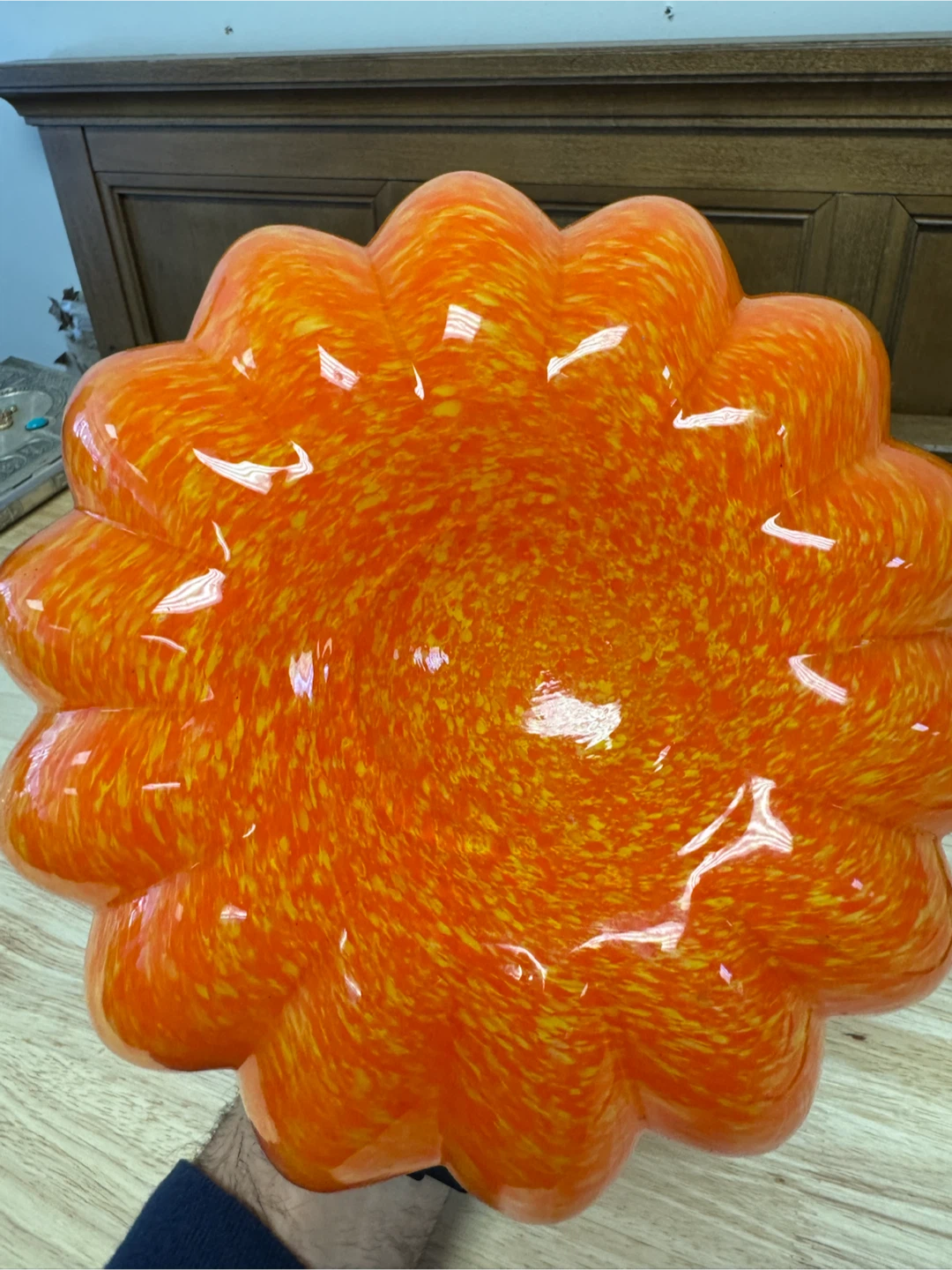 Decorative Glass Pumpkin - photo 4
