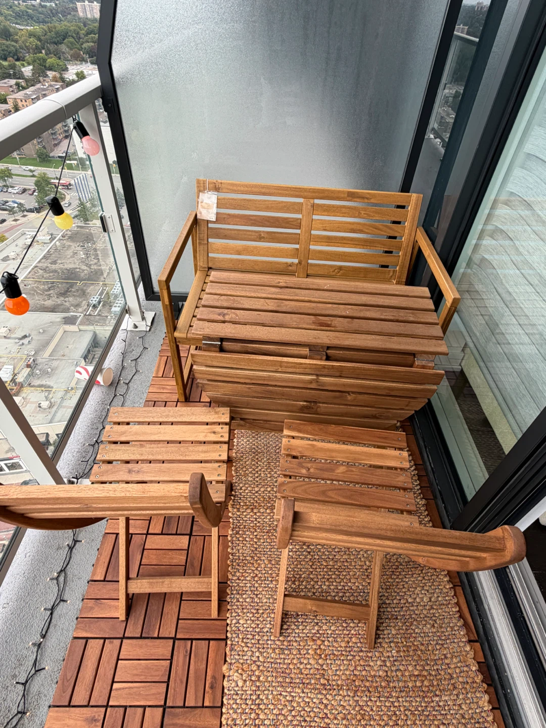 IKEA APPLARO Balcony Set