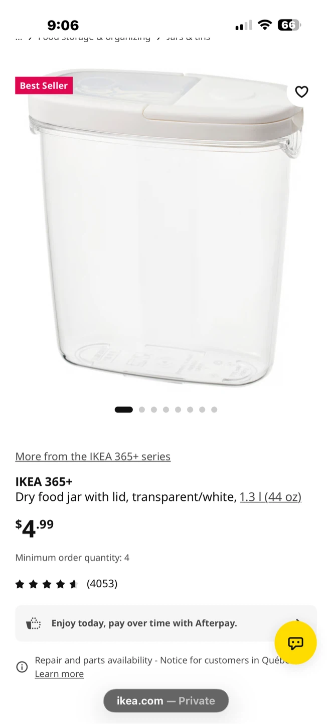 5 IKEA 365+ Dry Food Jars - photo 2