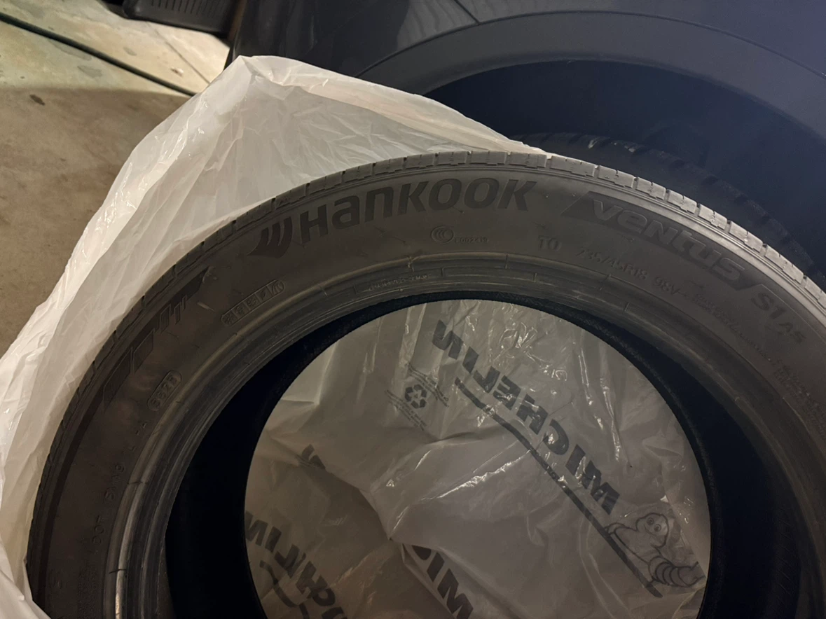 4 Hankook Ventus S1 evo3 Tires –Tesla 3 -$350 - photo 2