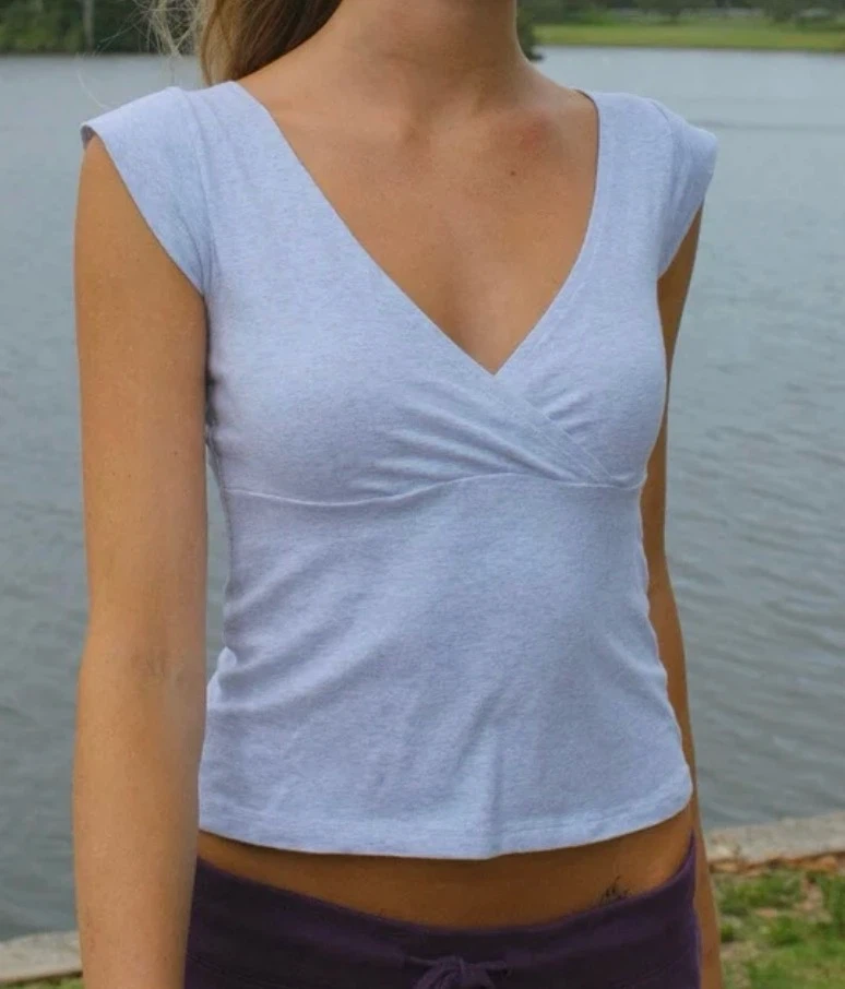 New Brandy Melville Light Grey Amara top - photo 2