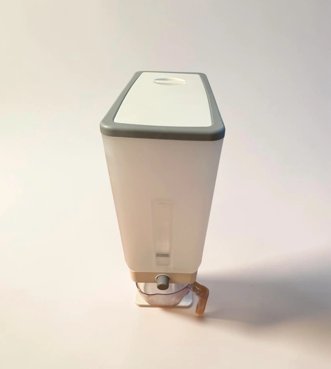 Rice Container 26 Lbs, One-Press Dispenser with Measuring Cup - photo 2