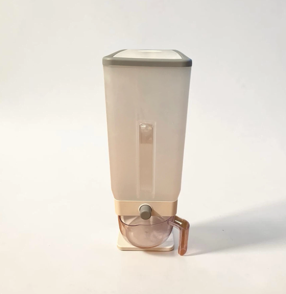 Rice Container 26 Lbs, One-Press Dispenser with Measuring Cup - photo 3