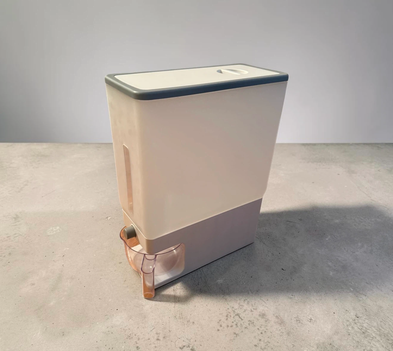 Rice Container 26 Lbs, One-Press Dispenser with Measuring Cup - photo 4