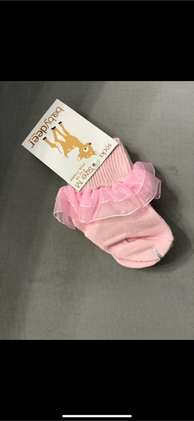 Baby deer girl ruffled socks 0-9M & 9-18M $20ea - photo 4