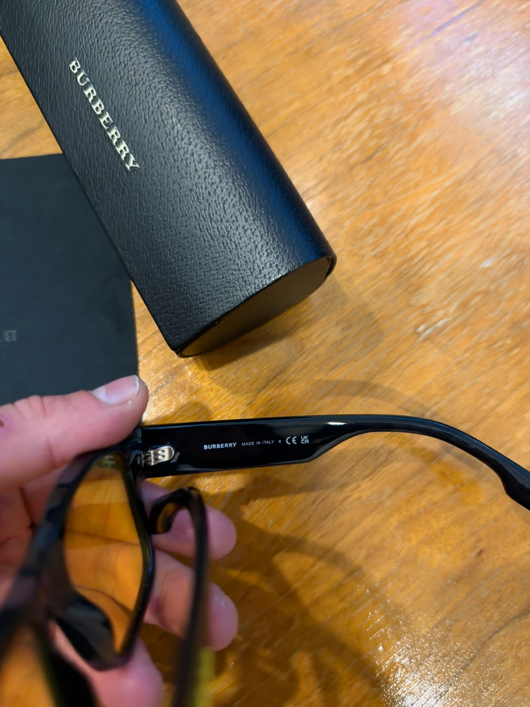 Burberry Sunglasses Black with Yellow Lenses - photo 4