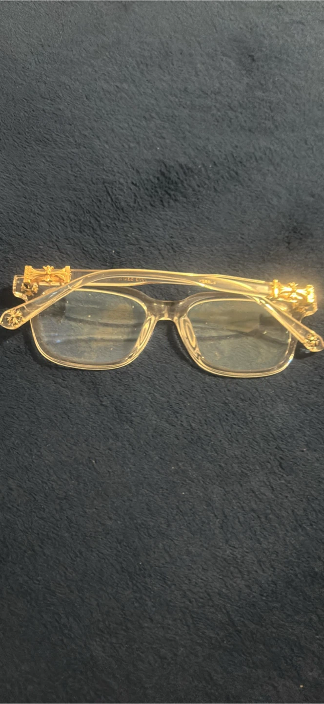 Chrome Hearts Clear and gold  Glasse - photo 2