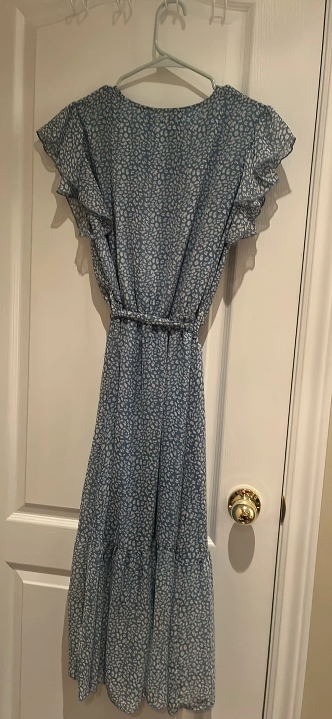 Yacun Blue Patterned Dress - photo 2