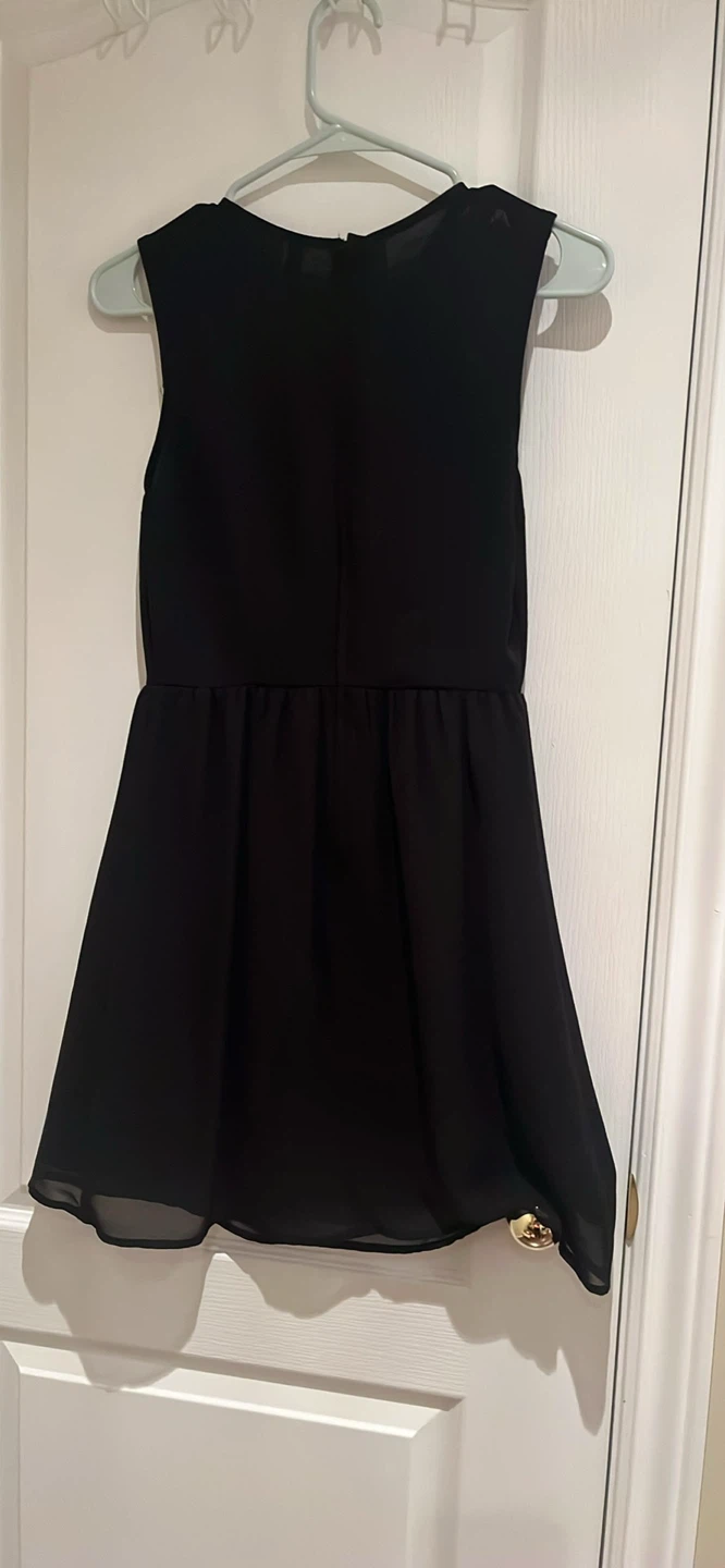 H&M DIVIDED Black Sleeveless Lace Dress - photo 2