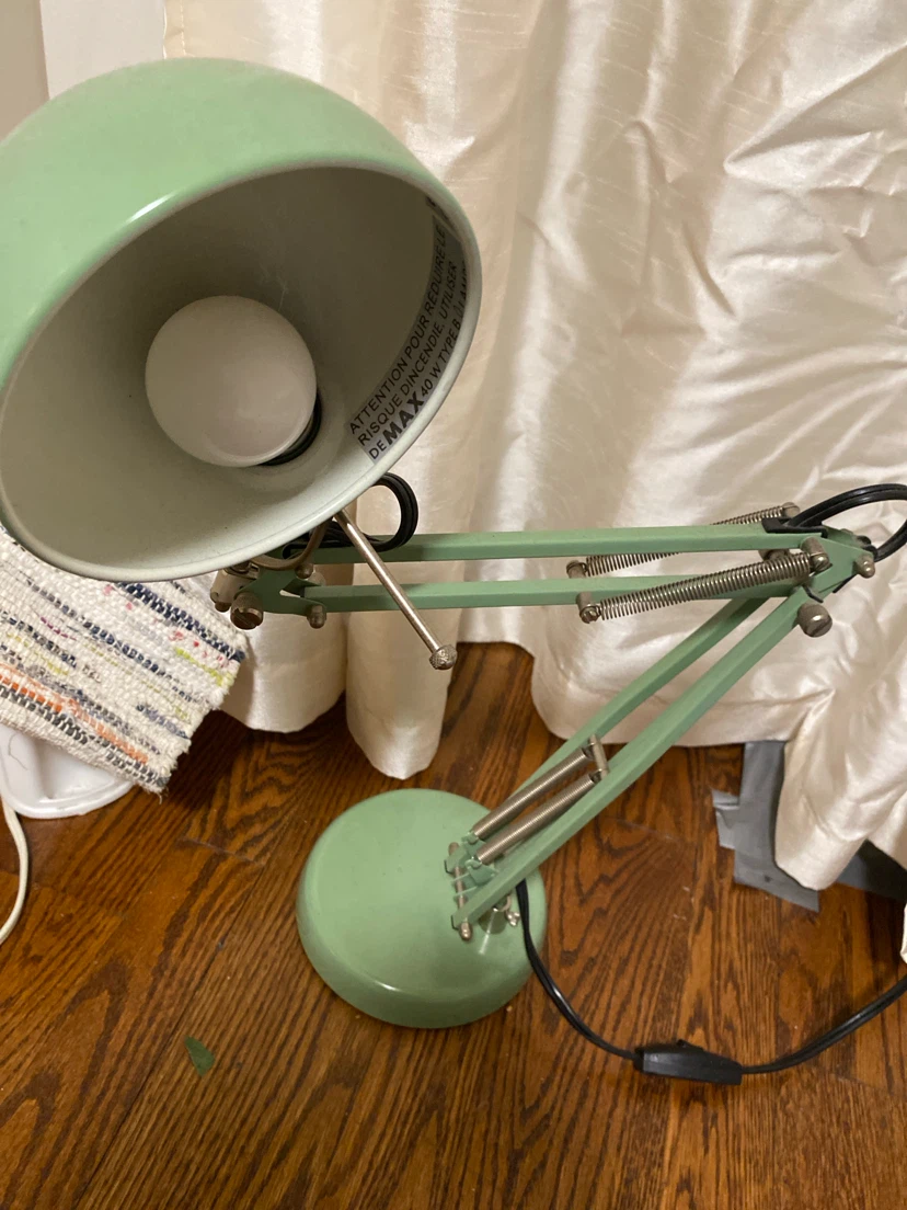 Vintage-Style Green Adjustable Desk Lamp - photo 3