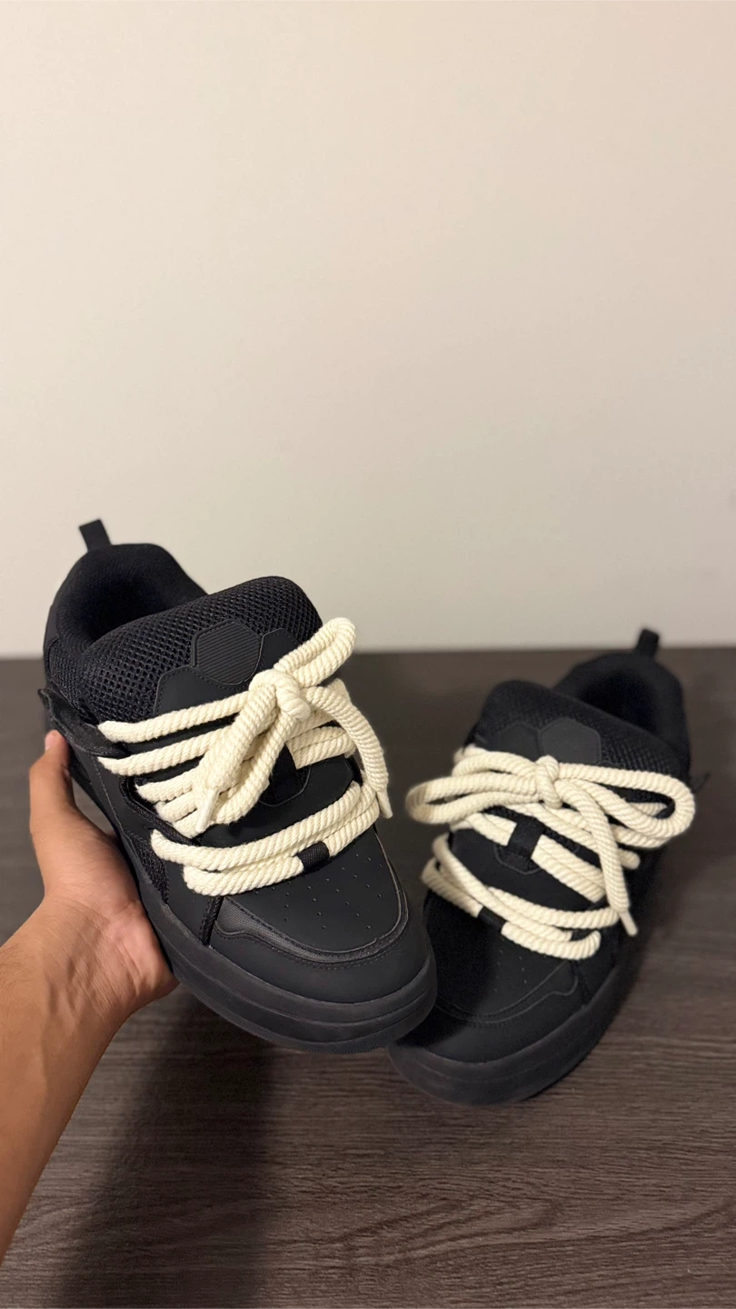 Zara Lanvins Rope Lace Skate Sneakers – Size 11 🔥