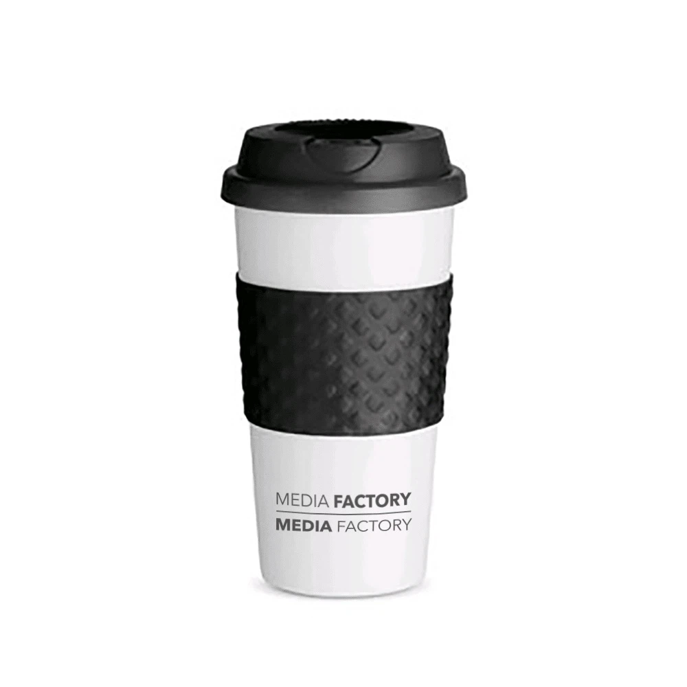 Tempur + Sealy white travel mug