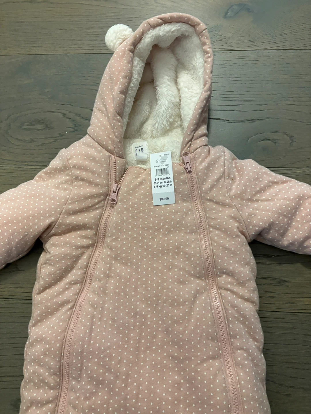 Baby gap warm Sherpa lining bundle me 6-9M - photo 2