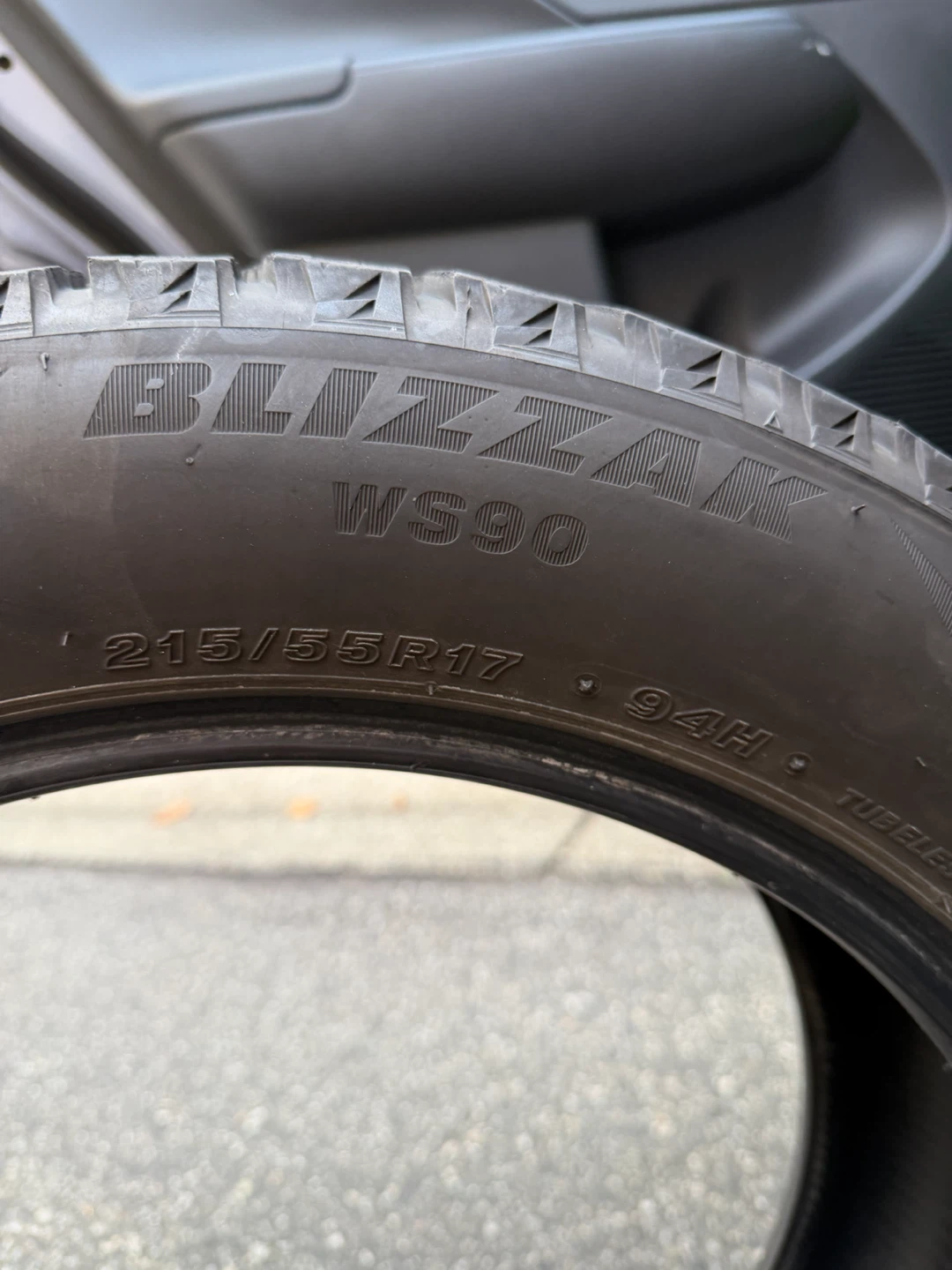 Bridgestone Blizzak WS90 215/55R17 Winter Tires - photo 2