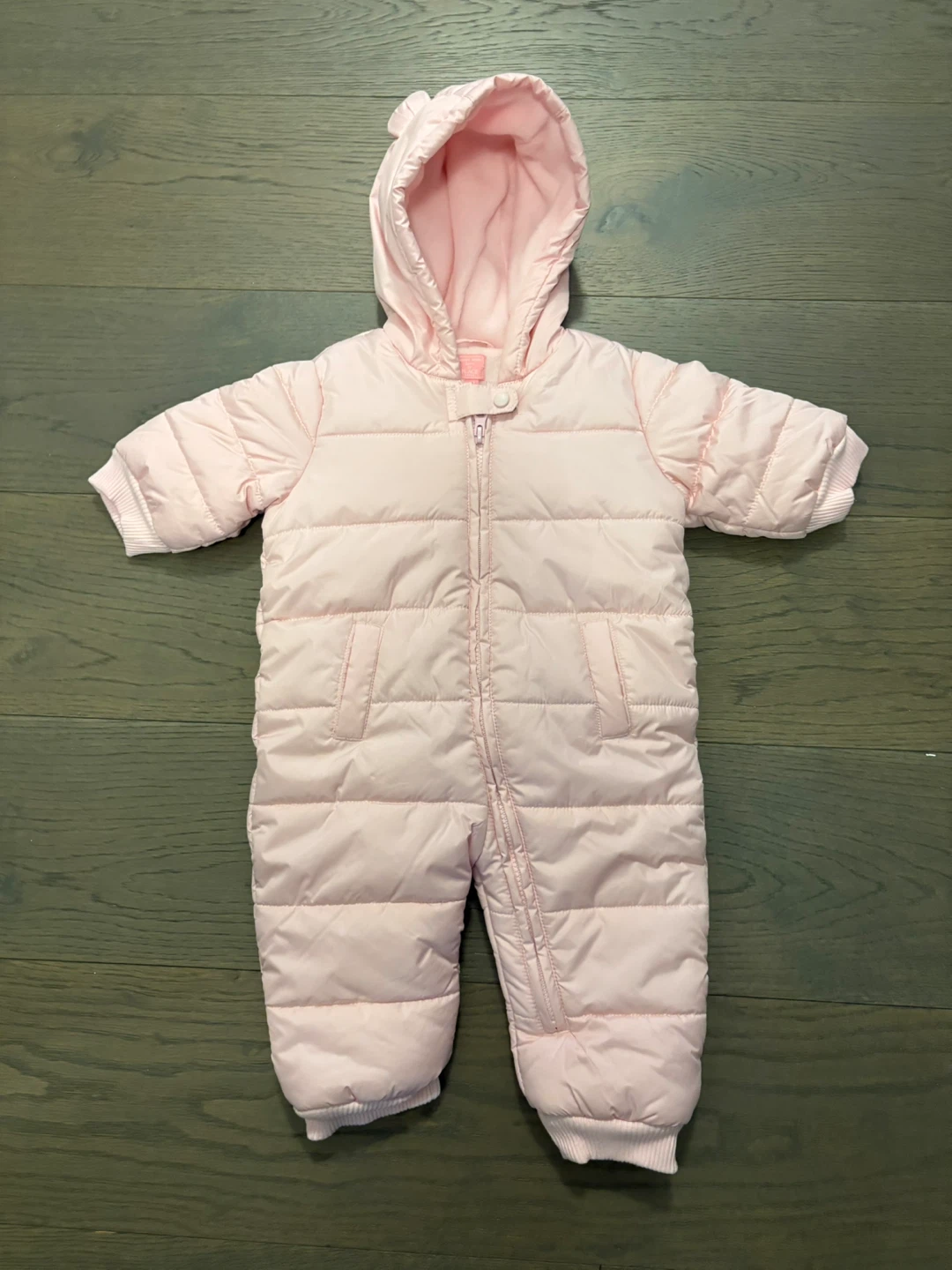 Children’s place pink girls snowsuit 9-12M NWT