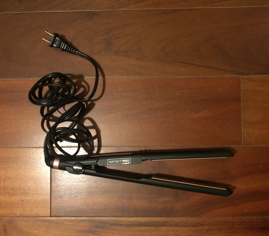 InfinitiPRO by Conair Rose Gold/Black Hair Straightener