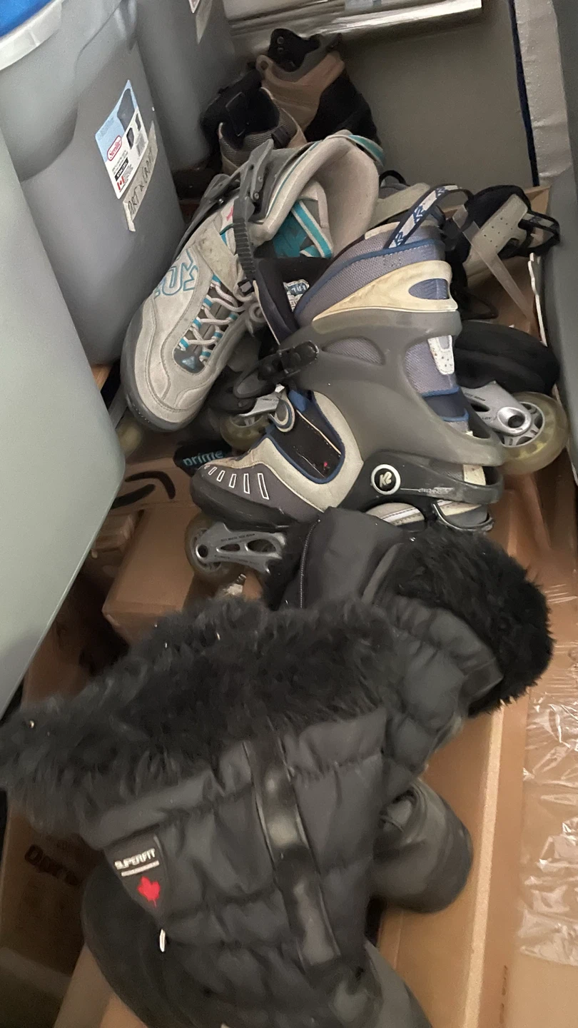 Superfit winter boots and K2 inline skates