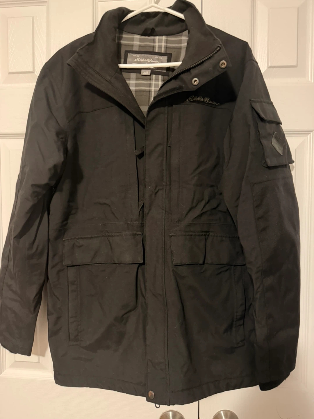 Eddie Bauer Black Winter Jacket size med
