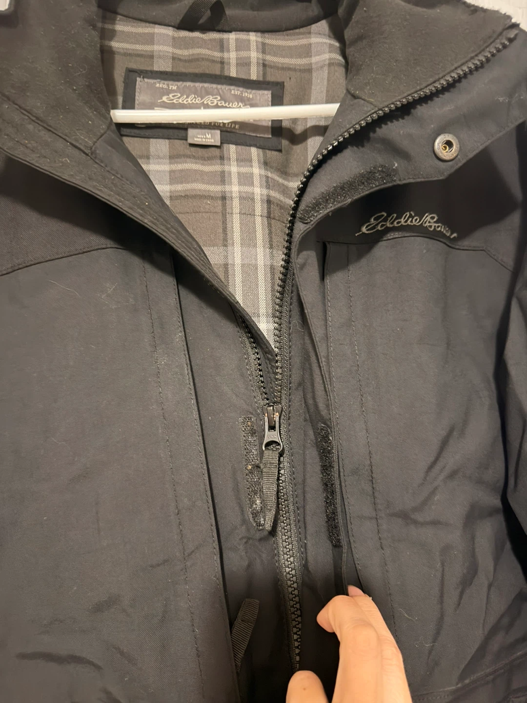 Eddie Bauer Black Winter Jacket size med - photo 2
