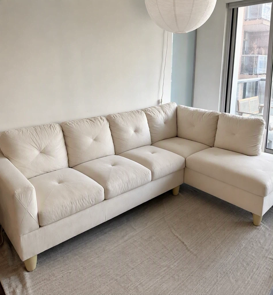 Cream Sectional Couch