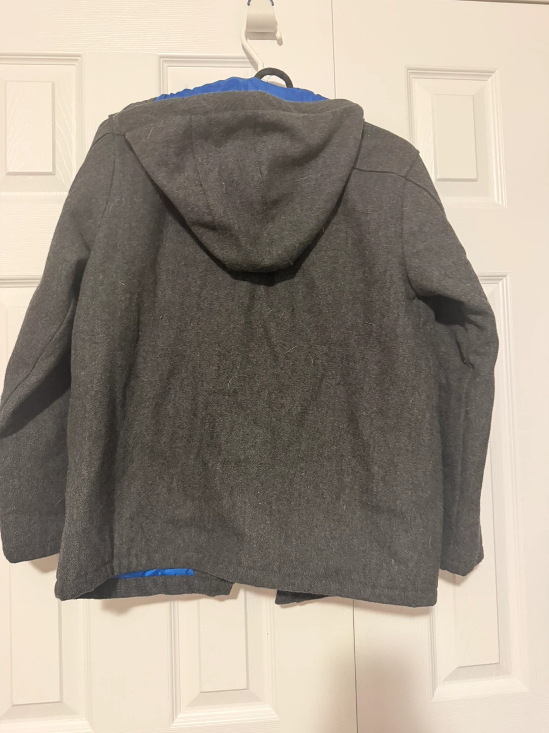GapKids Grey Wool-Blend Winter Coat Xl - photo 2