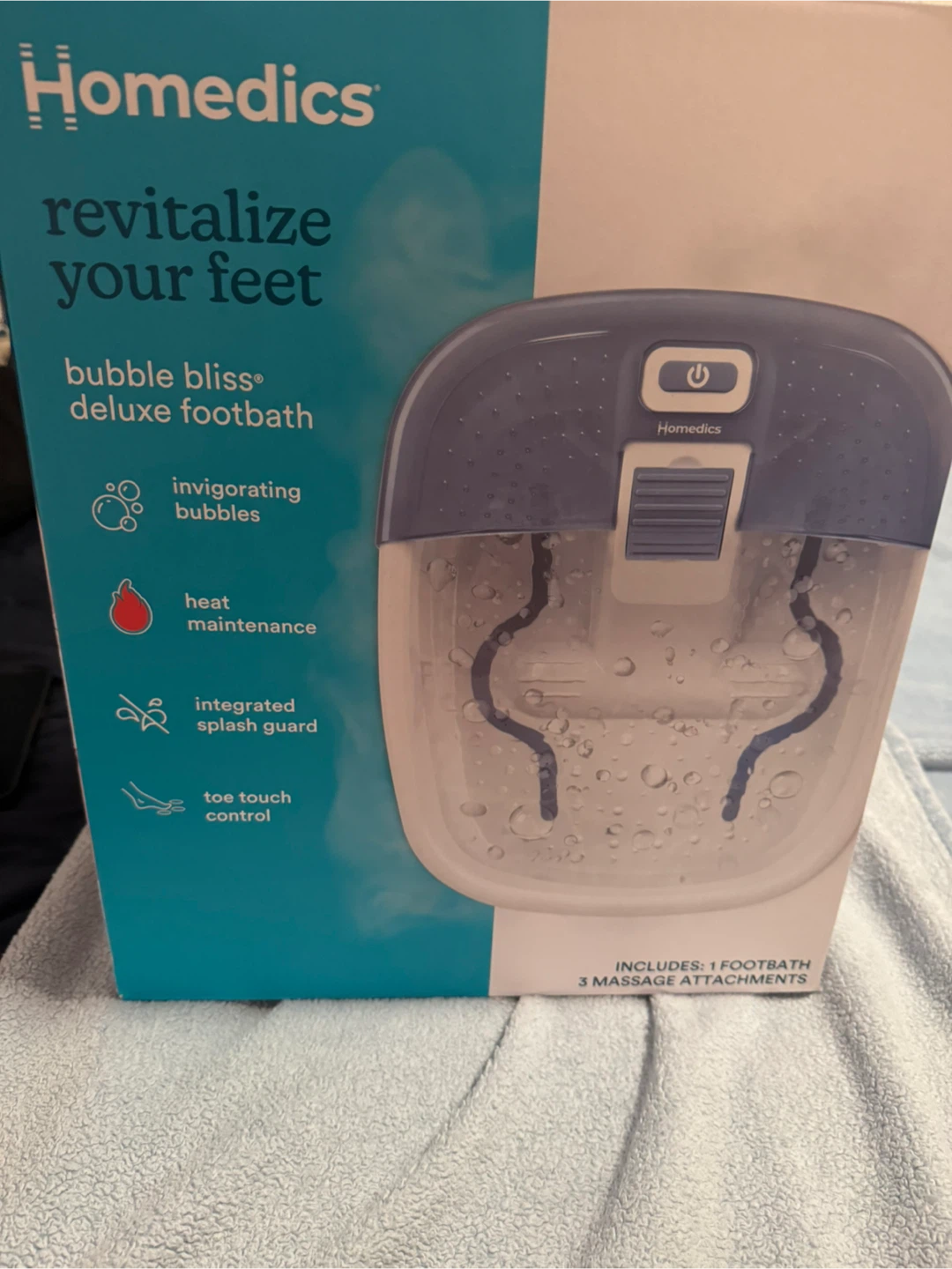 HoMedics Bubble Bliss Deluxe Footbath