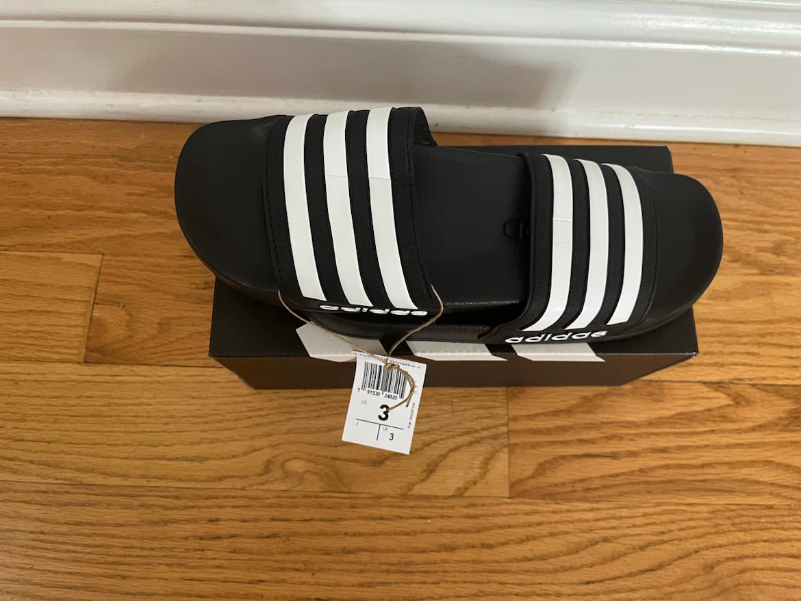 Adidas Adilette Shower Kids Slides Size 3 - photo 3