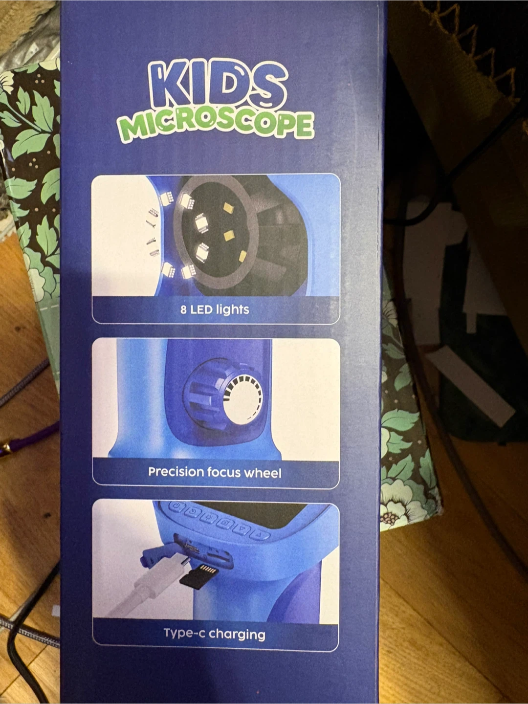 1000X Handheld Digital Microscope for Kids (Blue) - photo 2