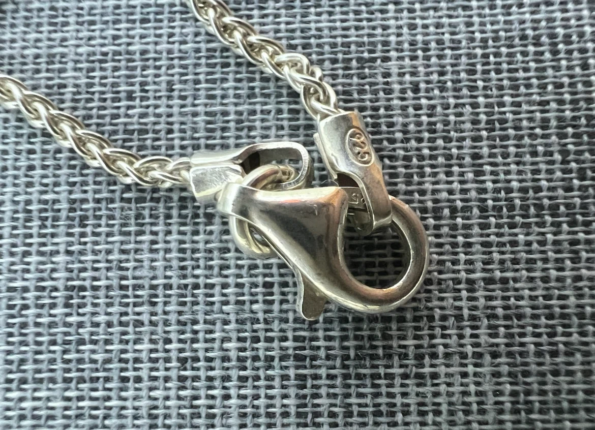 Sterling Silver Citrine Pendant Necklace - photo 3