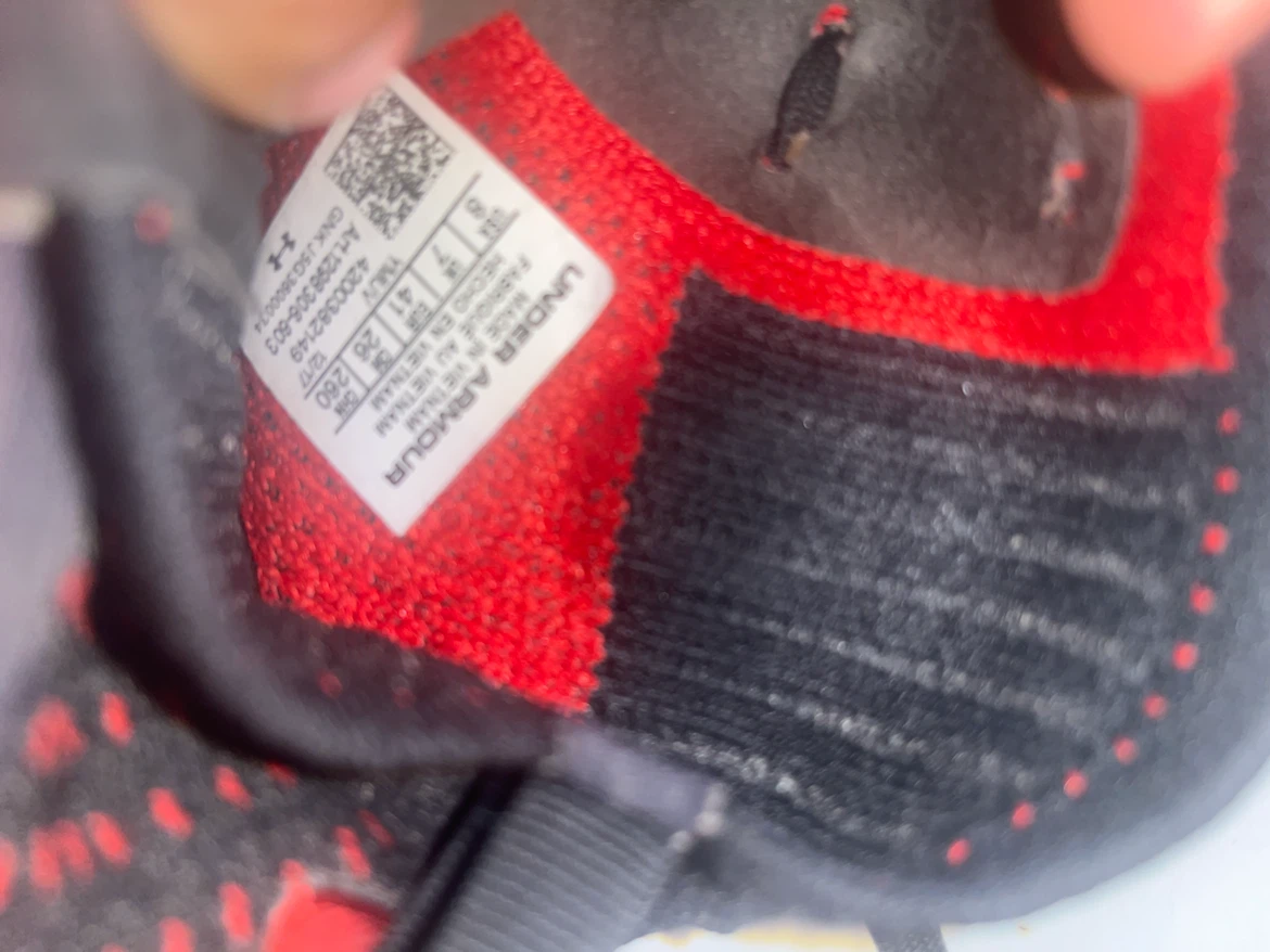 Under Armour Basketball Shoes Red/Black