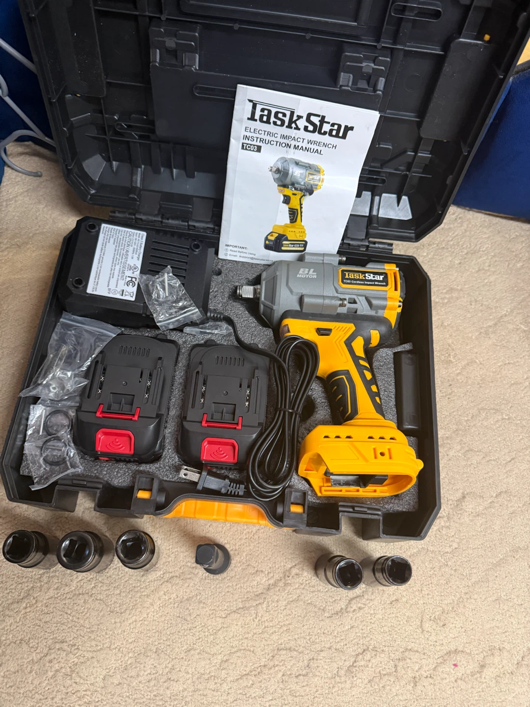 TaskStar TC03 Cordless Impact Wrench - photo 2