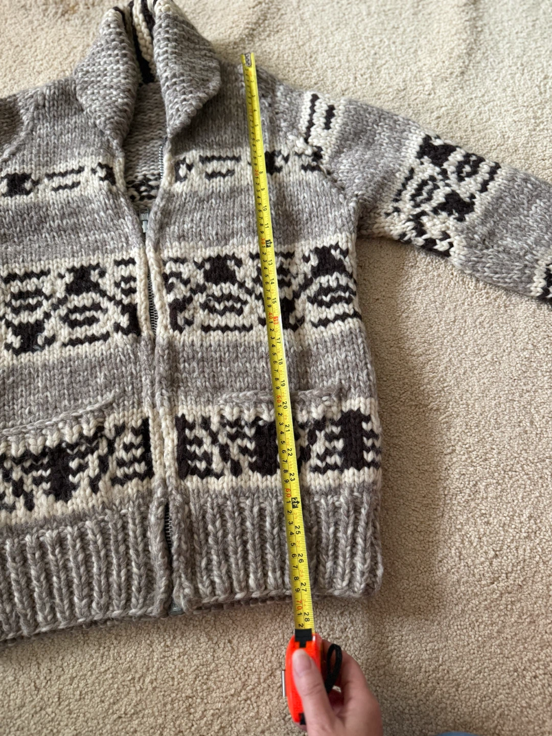 Tuak Hand Made Pure Virgin Wool Cardigan - photo 3