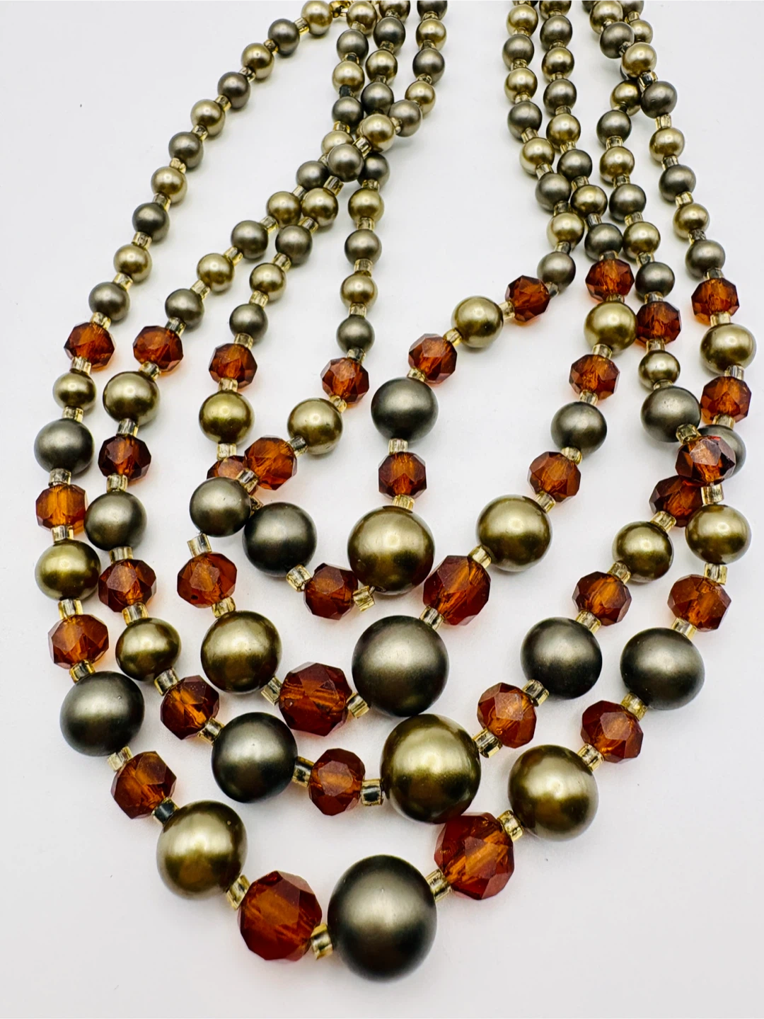 Vintage Multi-Strand Bead Necklace - photo 3