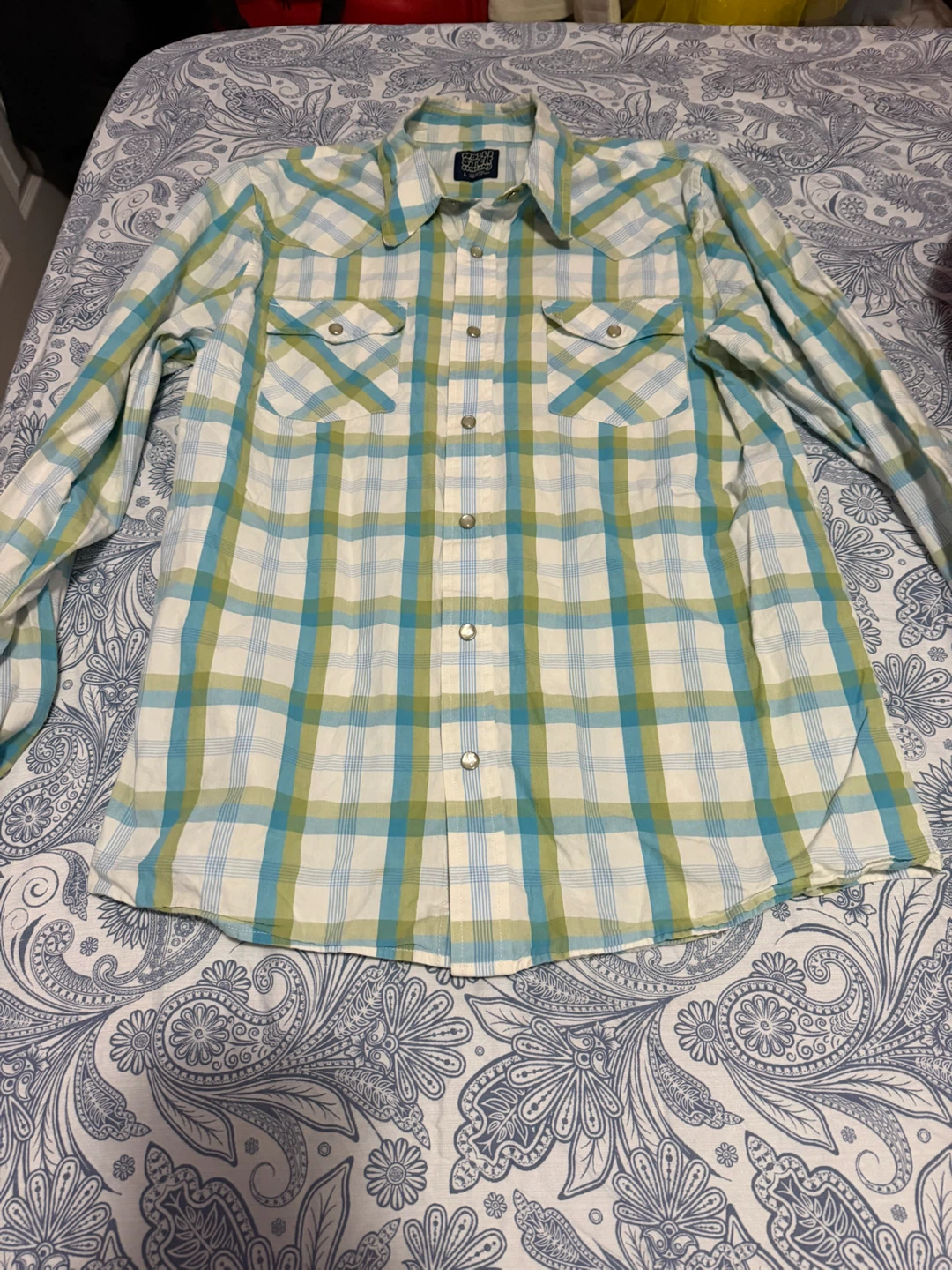 Hollister Plaid Long Sleeve Button-Down Shirt - photo 4