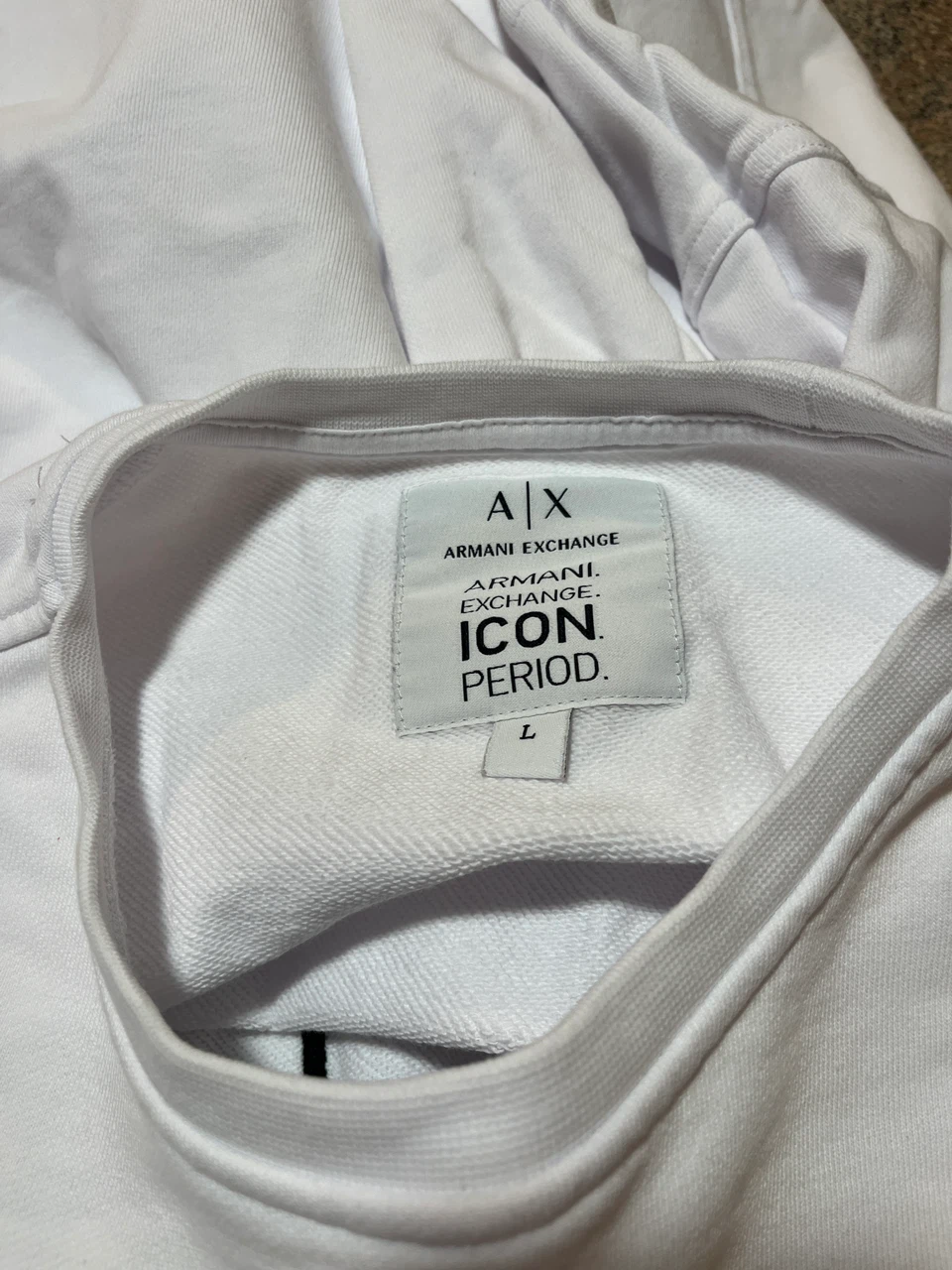 Armani Exchange White Sweatshirt Large - photo 2