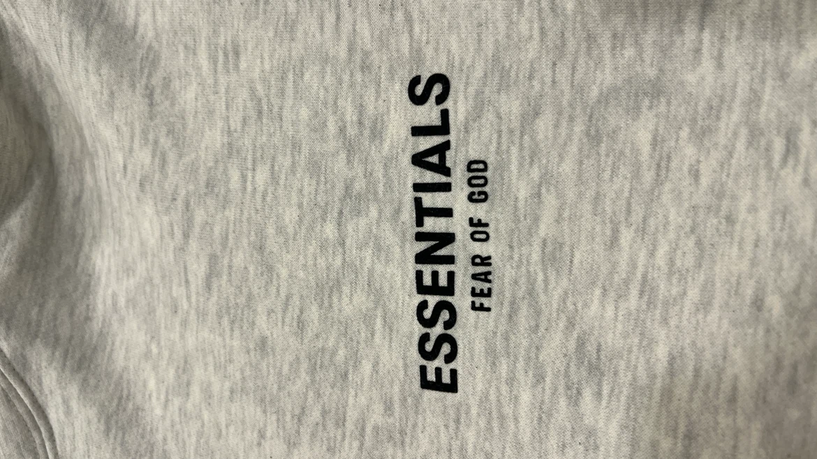 Essentials hoodie- Light oatmeal colour - photo 3