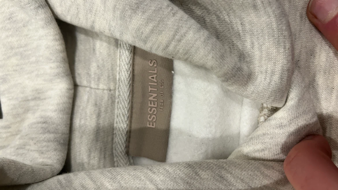 Essentials hoodie- Light oatmeal colour - photo 4