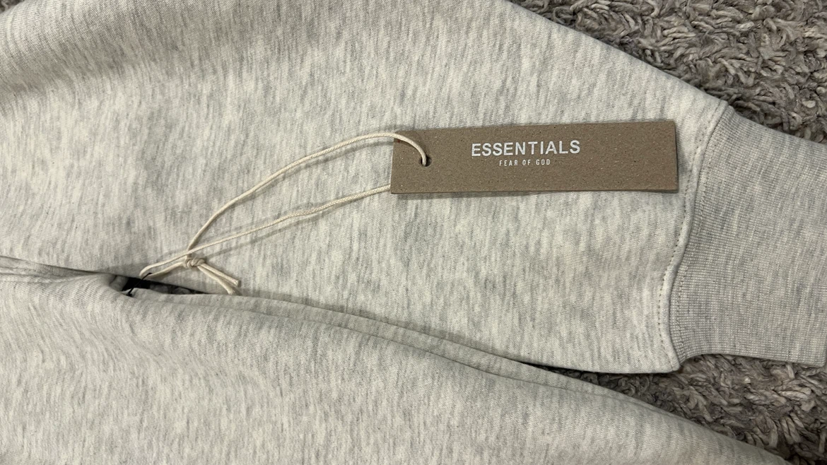 Essentials hoodie- Light oatmeal colour - photo 5