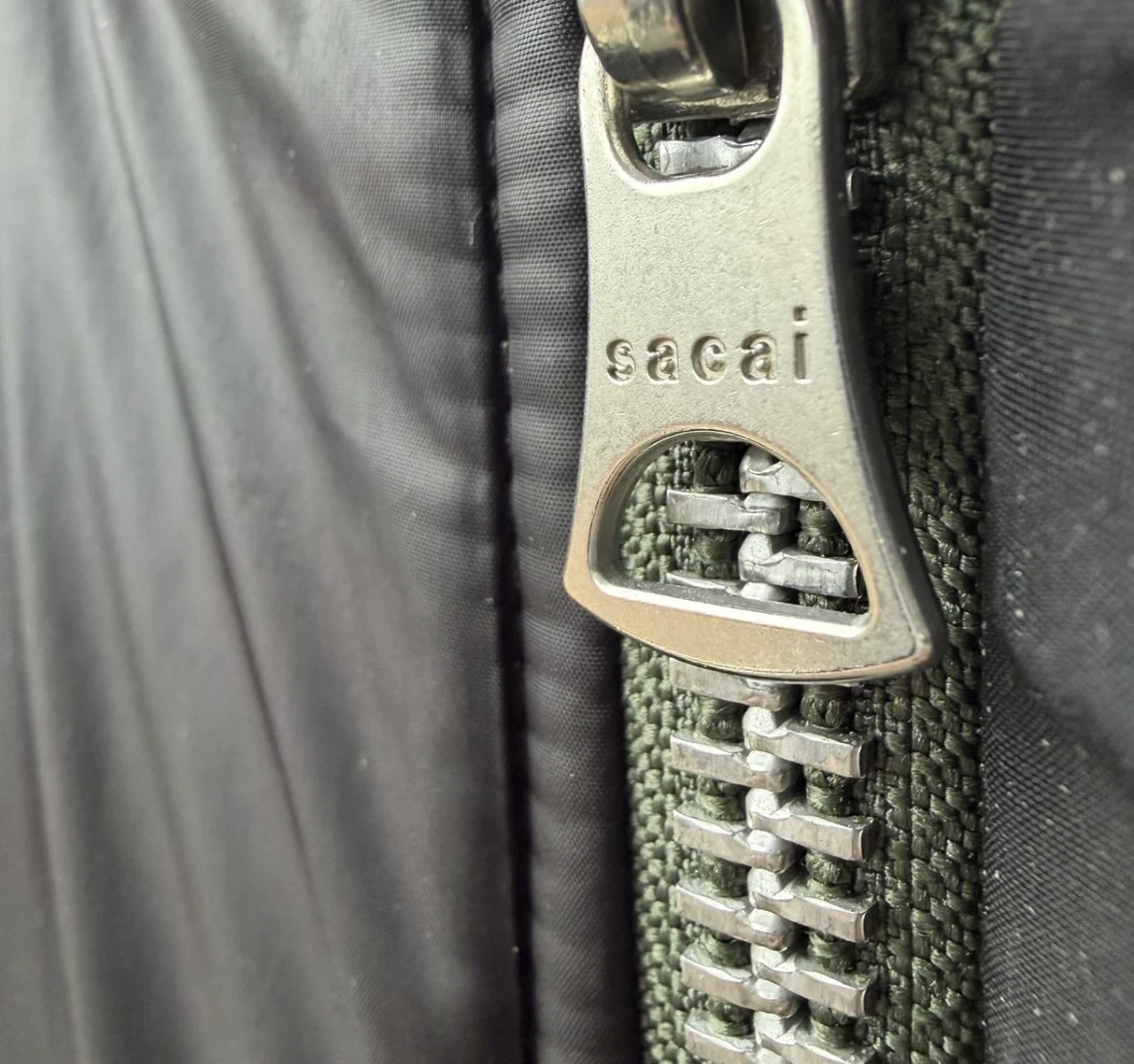 Sacai Black Bomber Jacket - photo 5