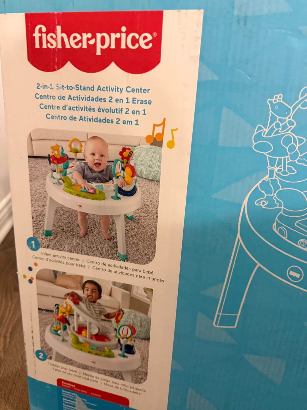 Fisher-Price 2-in-1 Sit-to-Stand Activity Center