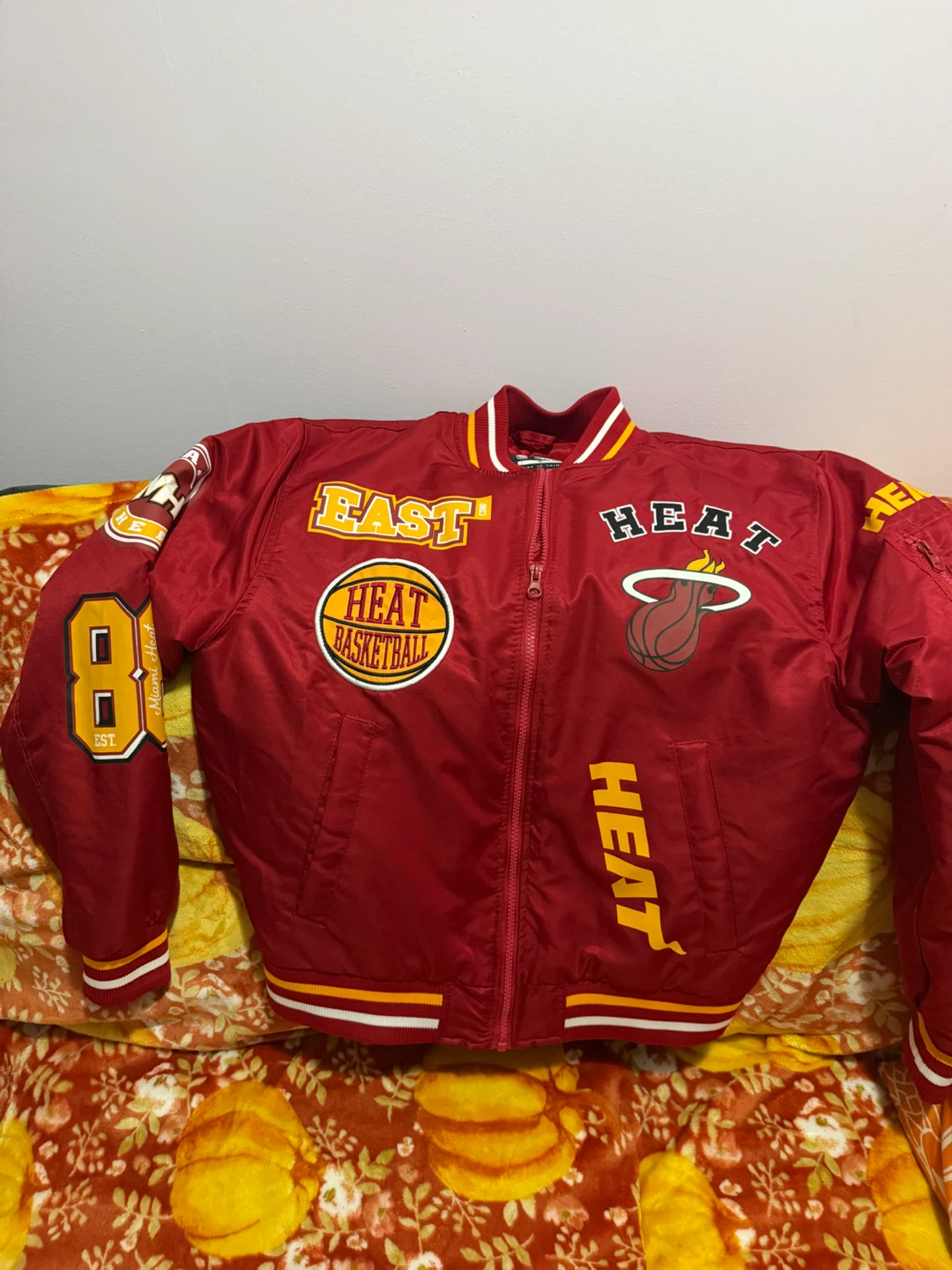 Miami Heat NBA Satin Bomber Jacket