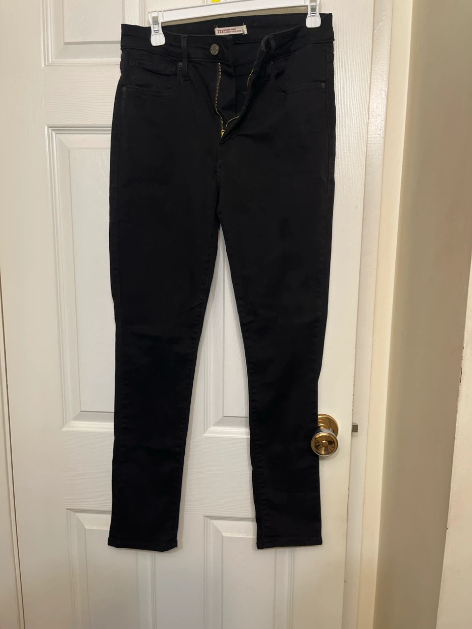 Levi's 721 High Rise Skinny Jeans - Black