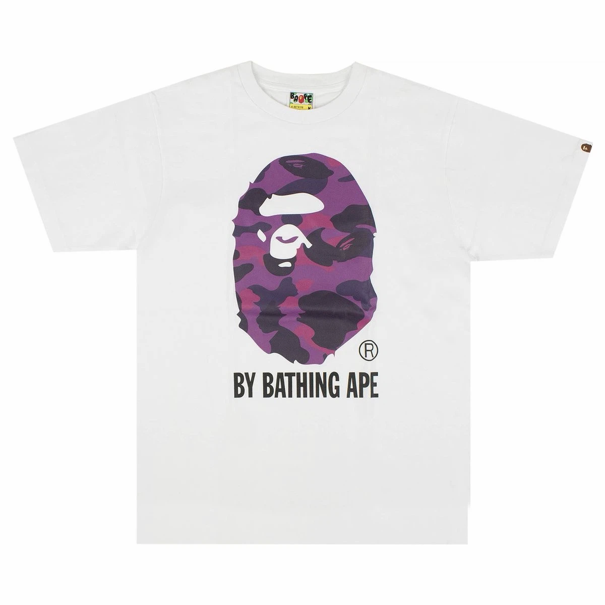 A Bathing Ape Purple Camo Ape Head T-Shirt