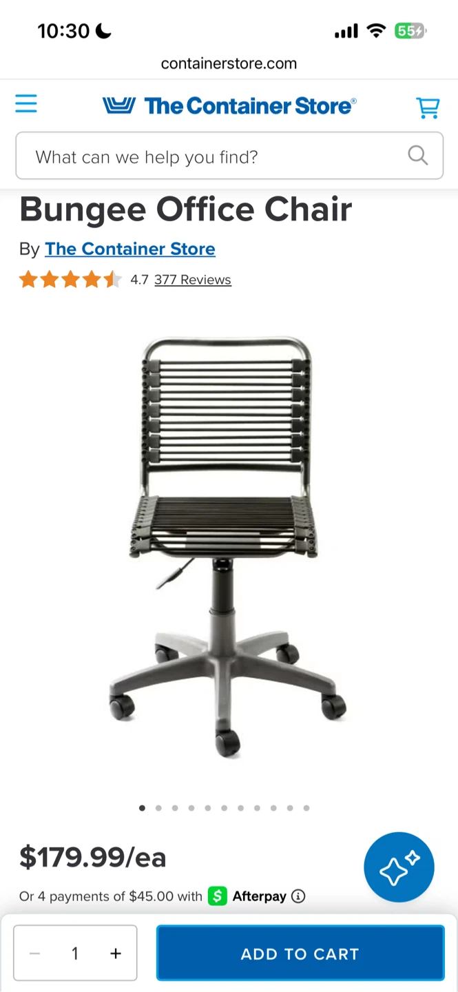 Container Store Bungee Office Chair - photo 2