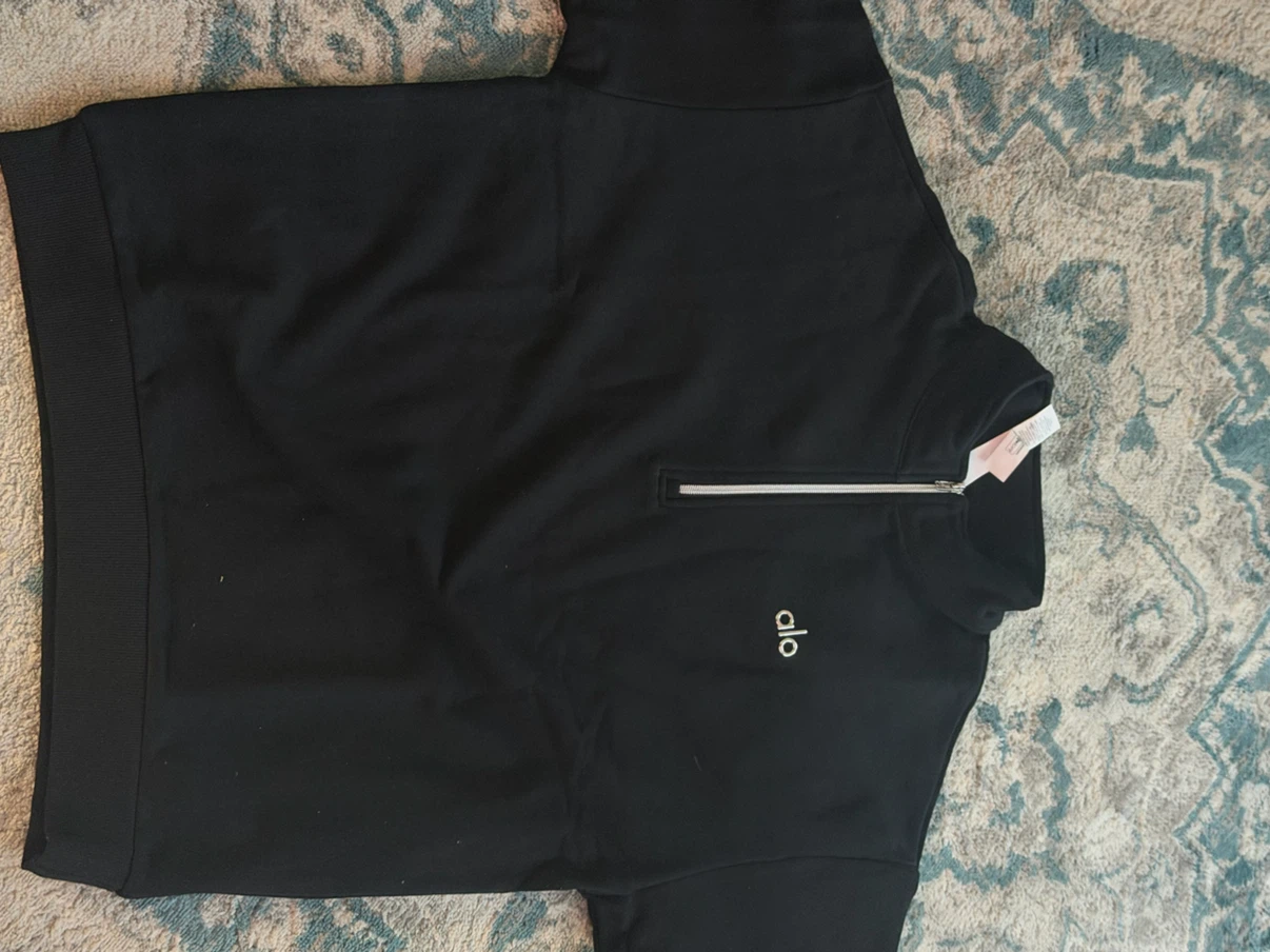 Alo Yoga Black Half-Zip and Pants Set - photo 5