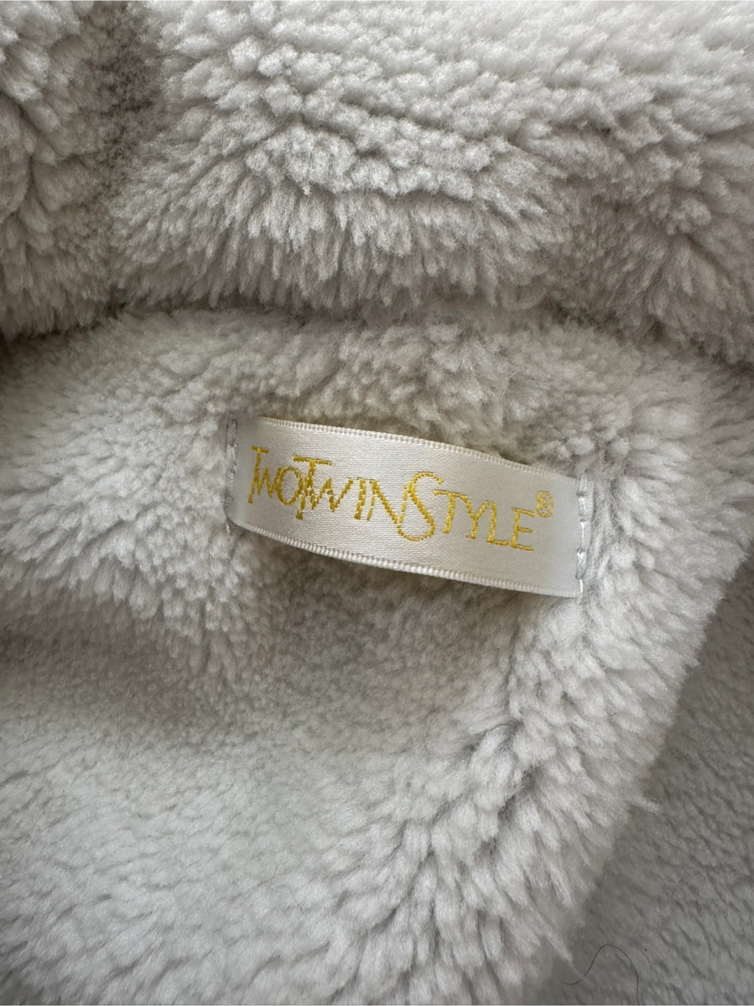 TWOTWINSTYLE Denim and Faux Shearling Coat - photo 2