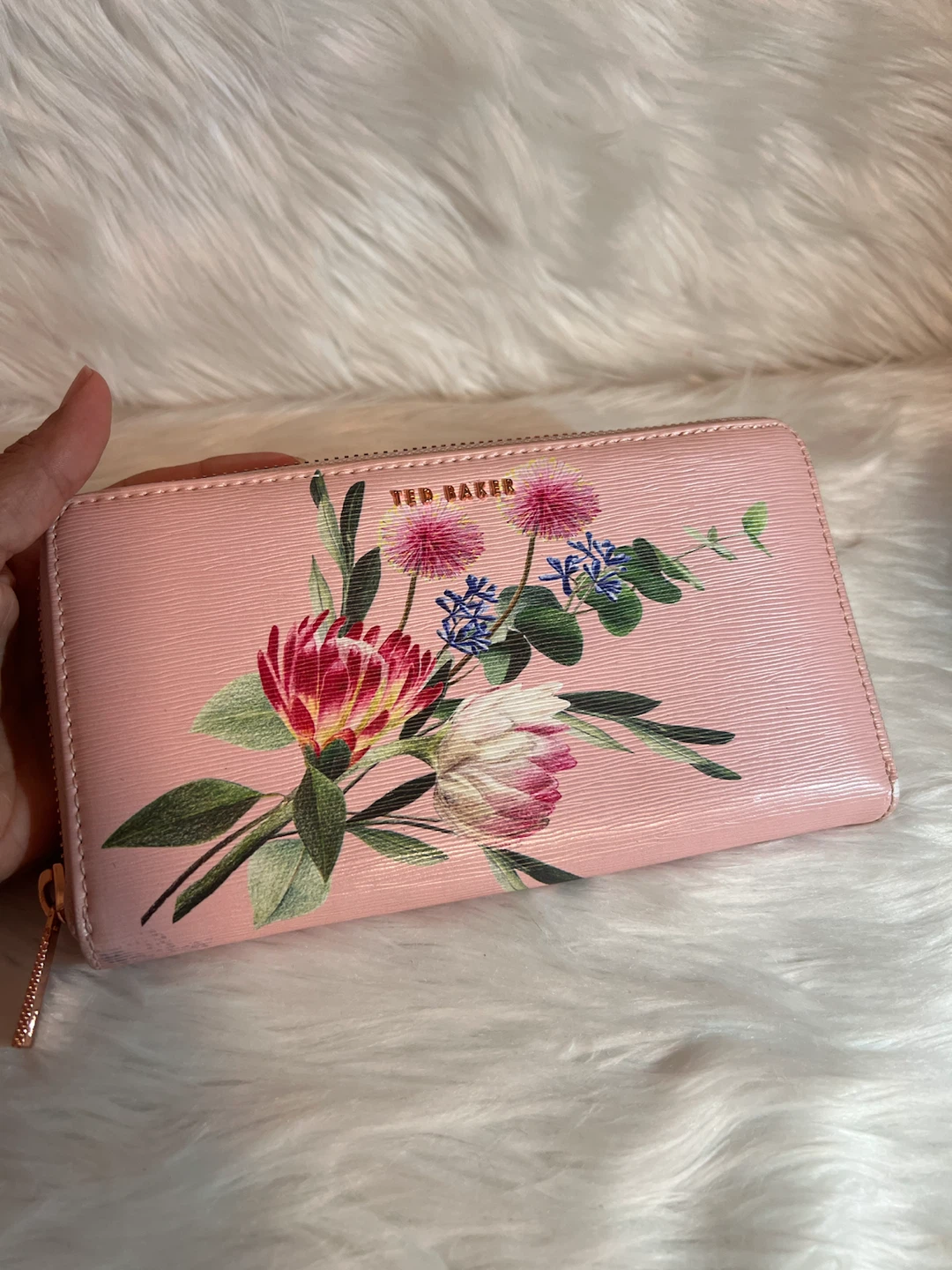 Ted Baker Floral Zip Wallet