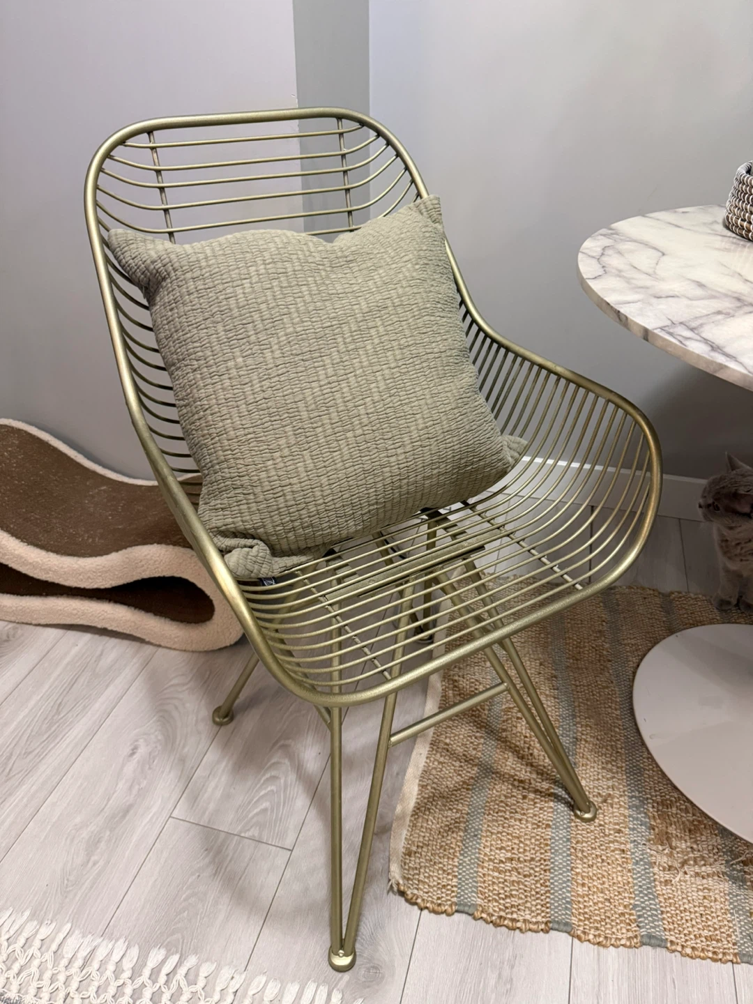 Set of 2 Structube Ester Iron Dining Chair