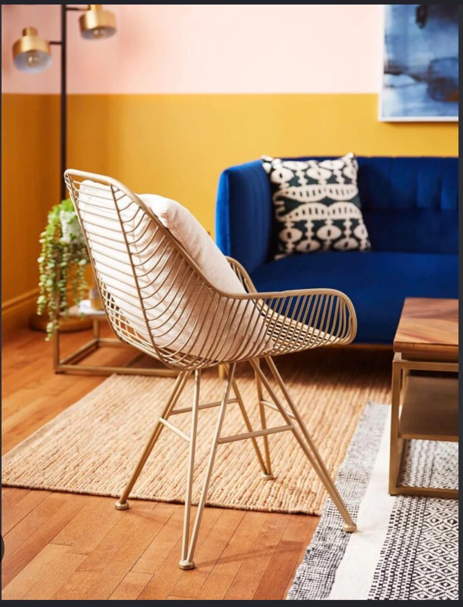 Set of 2 Structube Ester Iron Dining Chair - photo 4