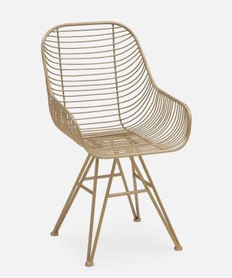 Set of 2 Structube Ester Iron Dining Chair - photo 5